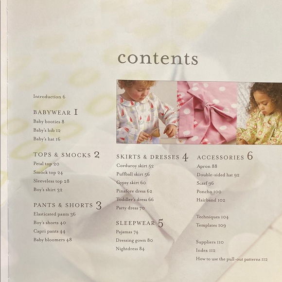 Children's Clothes Sewing Book by - Pink Floral - Picture 6 of 6